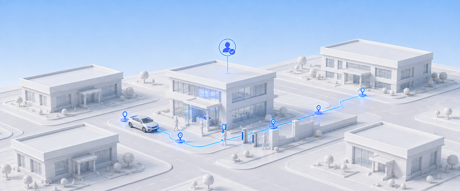 Visitor Management System capability illustration